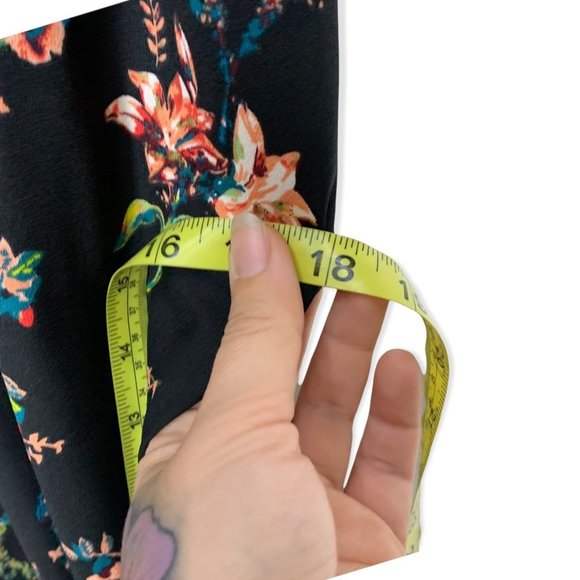 Sam Edelman Mixed Media Slip Dress Floral Cheetah Print Sleeveless Size 6 - Picture 8 of 12